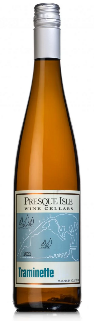 Presque Isle Wine Cellars Traminette Bottle Preview