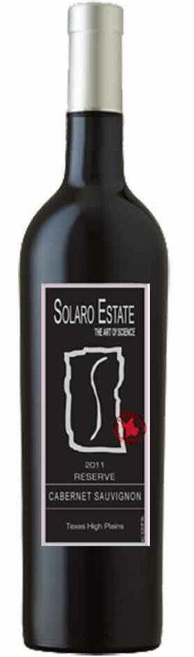 Solaro Estate Winery Cabernet Sauvignon Bottle Preview