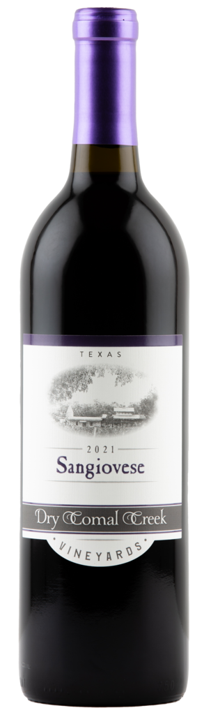 Dry Comal Creek Vineyards Sangiovese Bottle Preview