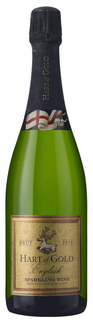 2013 Hart of Gold, English Sparkling Wine Bottle