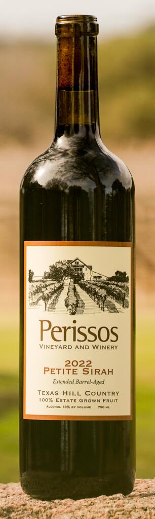 Perissos Vineyard & Winery Petite Sirah Bottle Preview