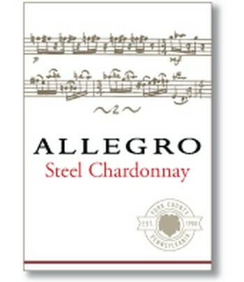 Allegro Winery Steel Chardonnay Bottle Preview