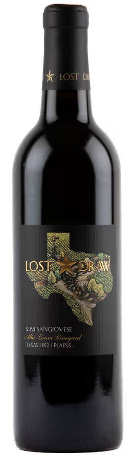 Lost Draw Wines Sangiovese, Alta Loma Vineyard Bottle Preview