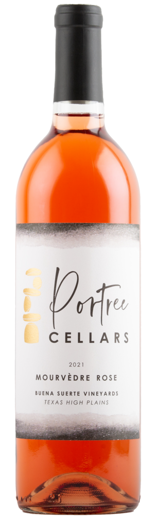Portree Cellars Mourvedre Rose, Buena Suerte Vineyard Bottle Preview