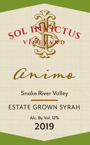Sol Invictus Vineyard Syrah Bottle Preview