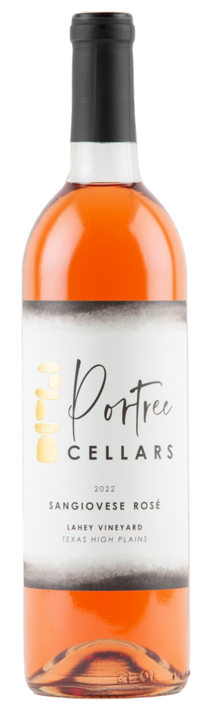Portree Cellars Sangiovese Rose, Lahey Vineyard Bottle Preview