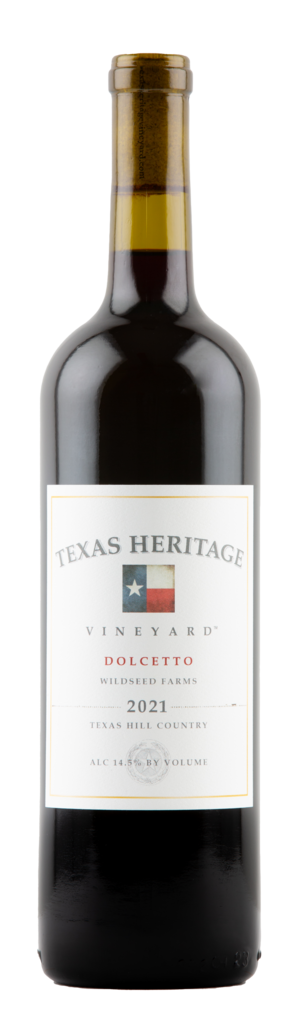 Texas Heritage Vineyard 2021 Dolcetto Bottle Preview
