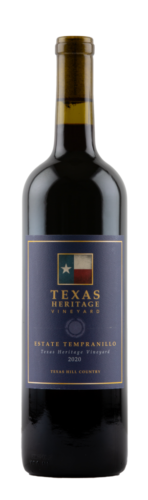 Texas Heritage Vineyard 2020 Estate Tempranillo Bottle Preview