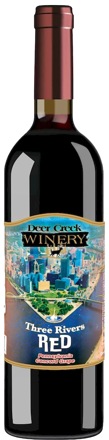 Deer Creek Winery Three Rivers Red Bottle Preview