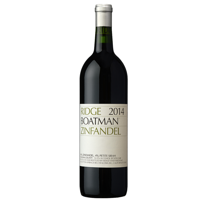 Ridge Vineyards Boatman Zinfandel Bottle Preview