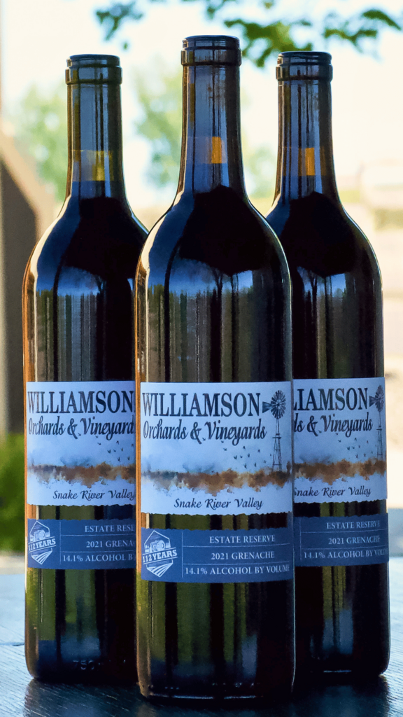 Williamson Orchards & Vineyards Reserve Grenache Bottle Preview