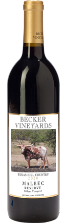 Becker Vineyards Malbec Reserve Bottle Preview
