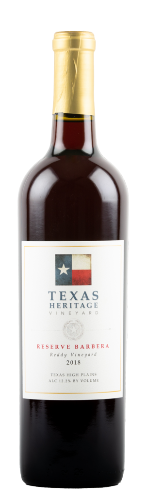 Texas Heritage Vineyard 2019 Barbera Bottle Preview