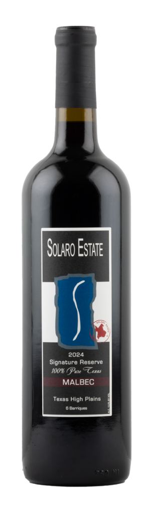 Solaro Estate Winery Malbec Bottle Preview