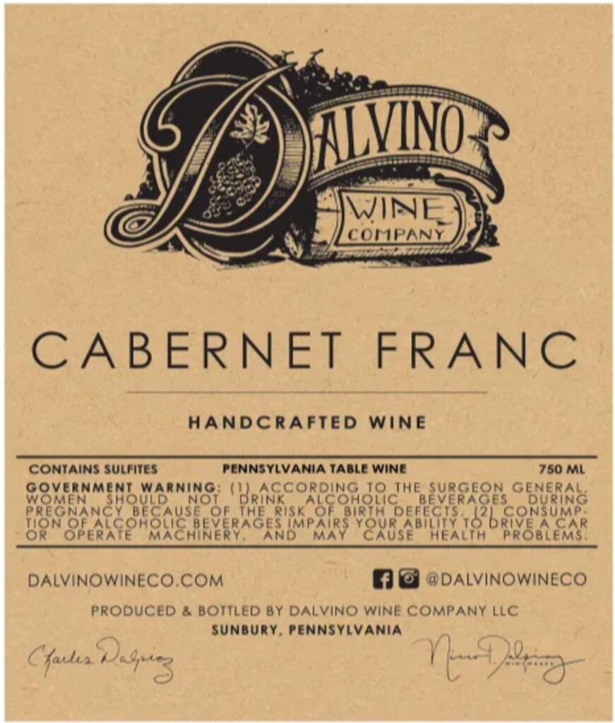 Dalvino Wine Company Cabernet Franc Bottle Preview