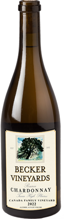 Becker Vineyards Chardonnay Reserve Bottle Preview