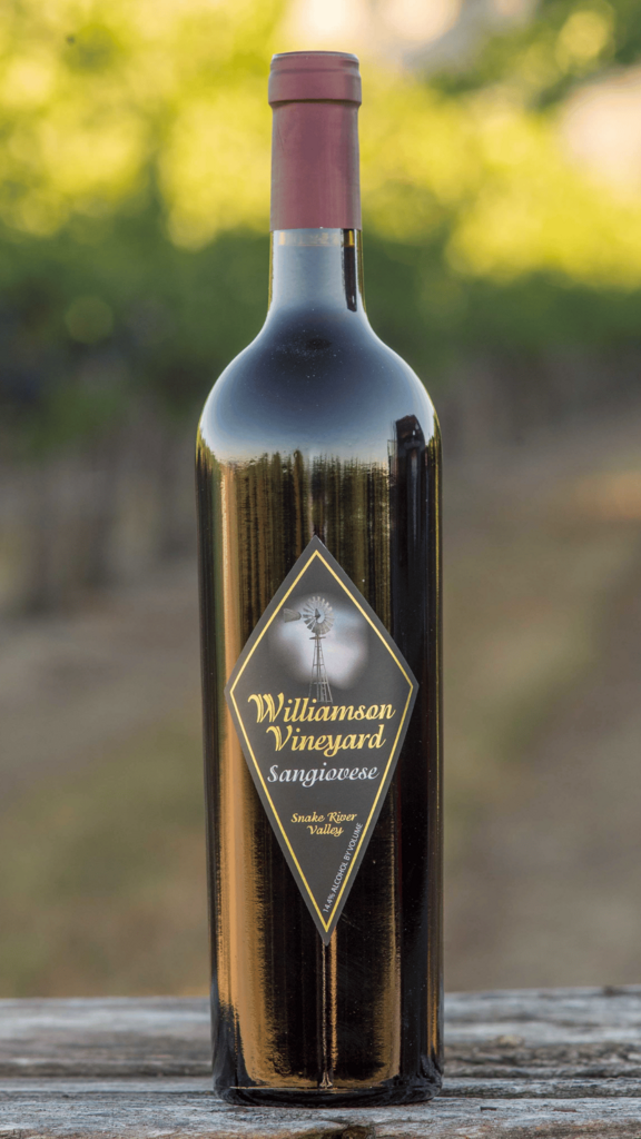 Williamson Orchards & Vineyards Sangiovese Bottle Preview