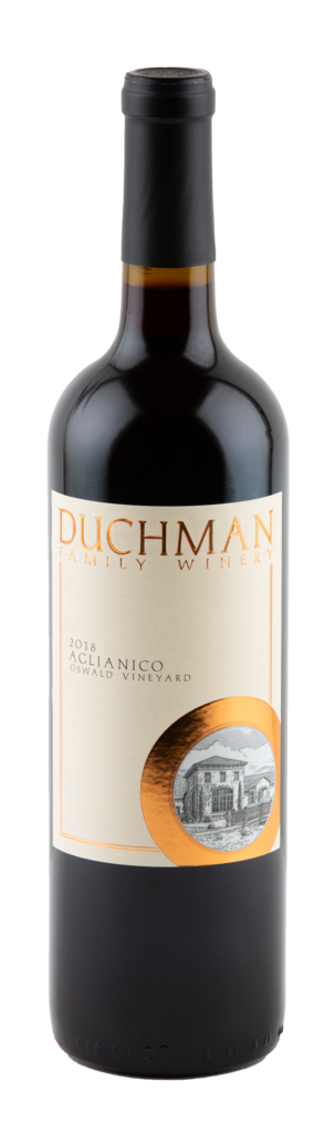 Duchman Family Winery Aglianico Bottle Preview