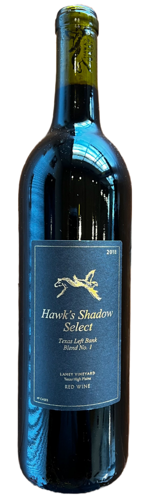 Hawk's Shadow Estate Winery Texas Left Bank Blend 1 Bottle Preview