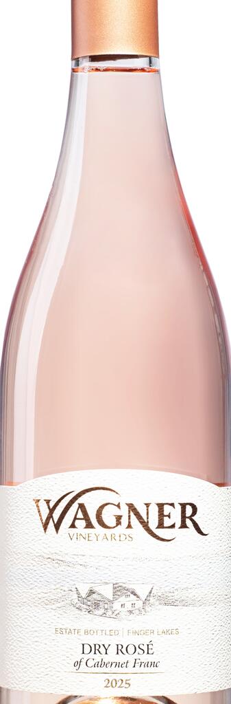 Wagner Vineyards Estate Winery Dry Rose of Cabernet Franc Bottle Preview