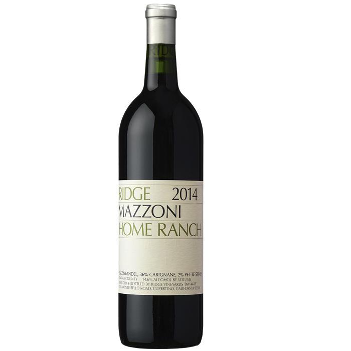 Ridge Vineyards Mazzoni Home Ranch Bottle Preview