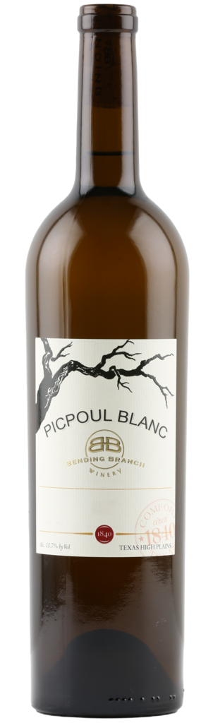 Bending Branch Winery Picpoul Blanc, Texas High Plains Bottle Preview
