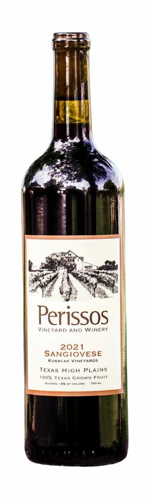 Perissos Vineyard & Winery Sangiovese Bottle Preview