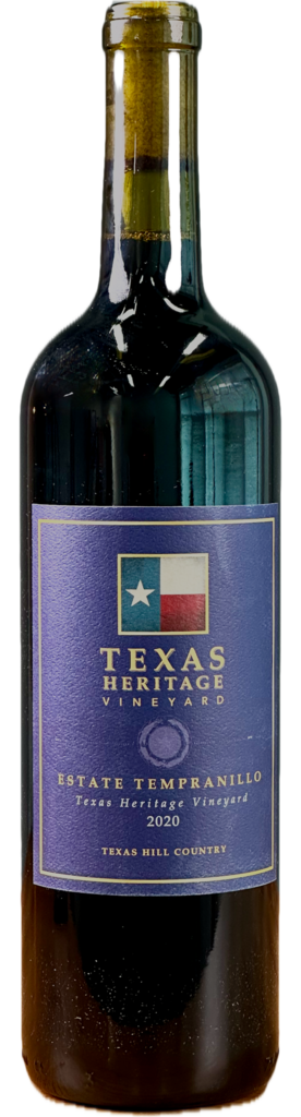 Texas Heritage Vineyard Estate Tempranillo Bottle Preview