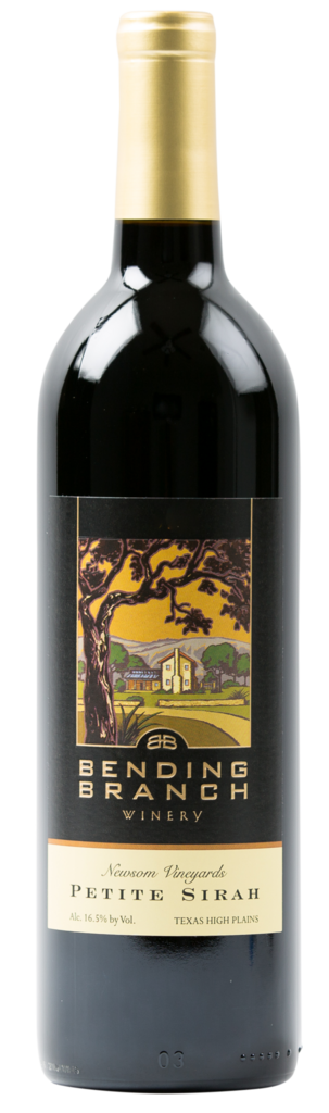 Bending Branch Winery Petite Sirah, Newsom Vineyards Bottle Preview