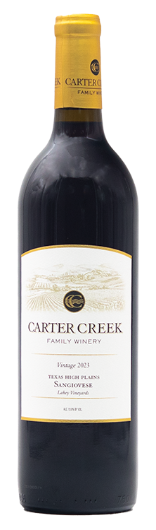Carter Creek Winery Sangiovese Bottle Preview