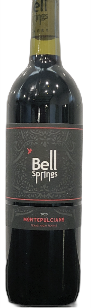 Bell Springs Winery Montepulciano Bottle Preview