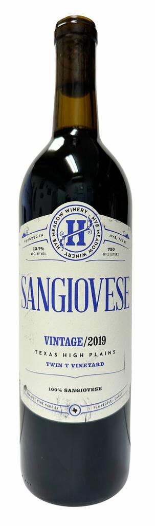 Hye Meadow Winery Sangiovese Bottle Preview