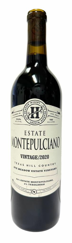 Hye Meadow Winery Estate Montepulciano Bottle Preview