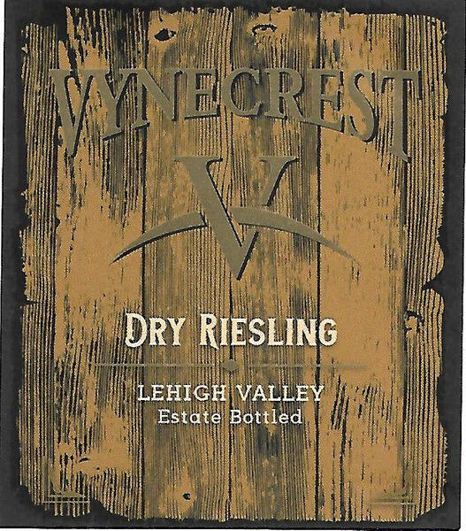 Vynecrest Vineyards & Winery Dry Riesling Bottle Preview