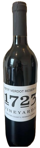 1723 Vineyards Petit Verdot Reserve Bottle Preview