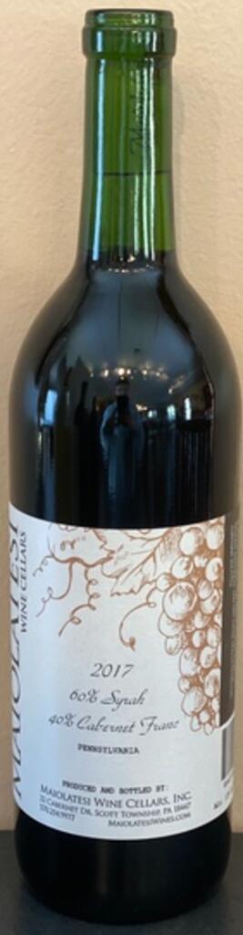 Maiolatesi Wine Cellars 60% Syrah/ 40% Cabernet Franc Bottle Preview