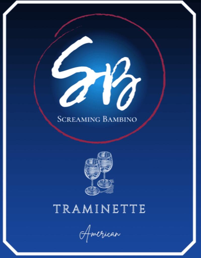 Screaming Bambino Cellars Screaming Bambino Traminette Bottle Preview
