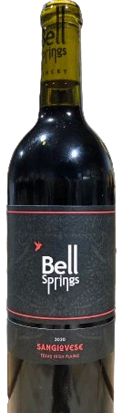 Bell Springs Winery Sangiovese Bottle Preview