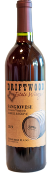 Driftwood Estate Winery Barrel Reserve Sangiovese Bottle Preview