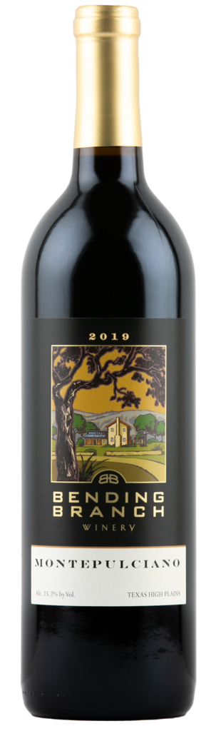 Bending Branch Winery Montepulciano, Texas High Plains Bottle Preview