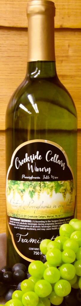 Creekside Cellars Winery Traminette Bottle Preview