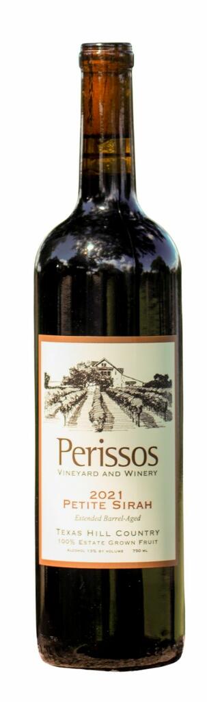 Perissos Vineyard & Winery Petite Sirah Bottle Preview
