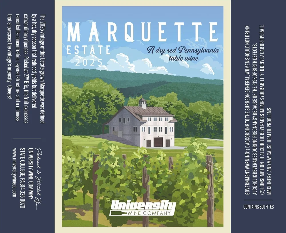University Wine Company Marquette Estate Bottle Preview