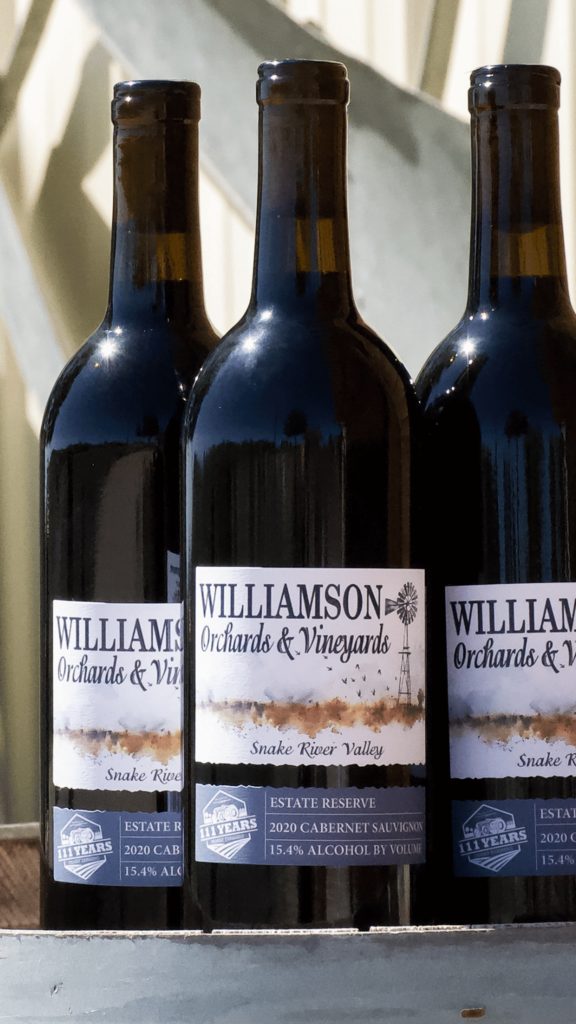 Williamson Orchards & Vineyards Reserve Cabernet Bottle Preview