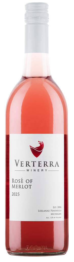 Verterra Winery Rose of Merlot Bottle Preview