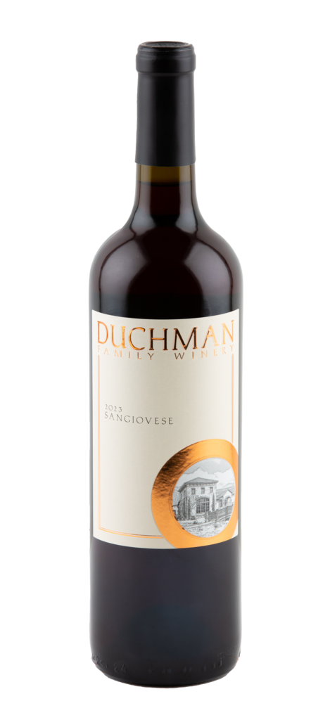 Duchman Family Winery Sangiovese Bottle Preview