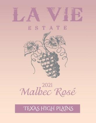 La Vie Estate Malbec Rosé Bottle Preview