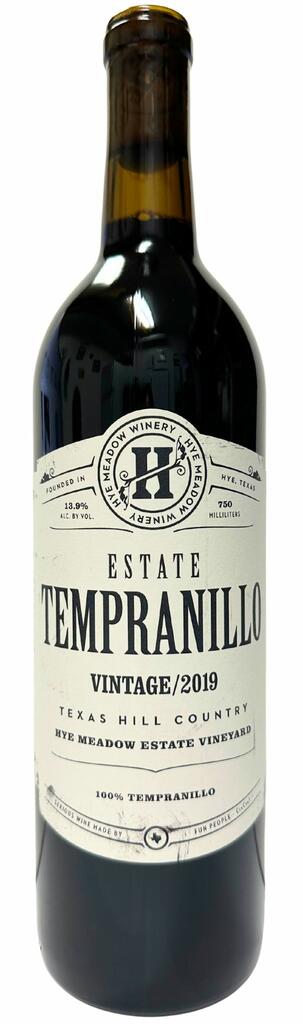 Hye Meadow Winery Estate Tempranillo Bottle Preview