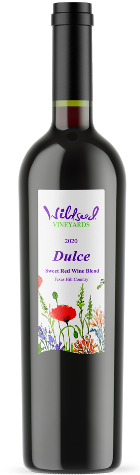 Wildseed Farms & Winery Dulce Sweet Red Bottle Preview