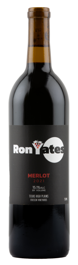 Ron Yates Winery Merlot Bottle Preview